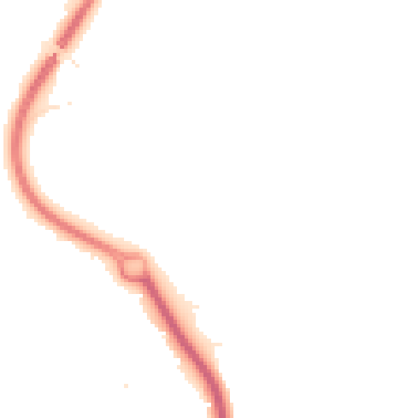 Night-time road noise heatmap for RG12 7SA