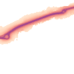 Night-time road noise heatmap for RG12 8AX