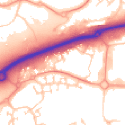 Daytime road noise heatmap for RG12 8DF