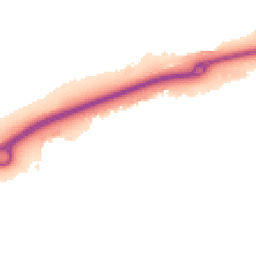 Night-time road noise heatmap for RG12 8DF
