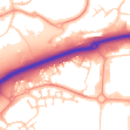 Daytime road noise heatmap for RG12 8DG