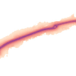 Night-time road noise heatmap for RG12 8DG