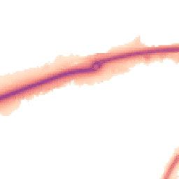 Night-time road noise heatmap for RG12 8DN