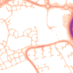 Daytime road noise heatmap for RG12 8FA