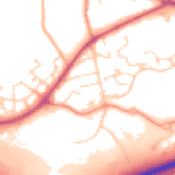 Daytime road noise heatmap for RG12 8FH
