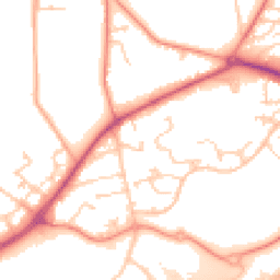 Daytime road noise heatmap for RG12 8JF