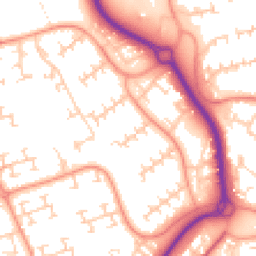 Daytime road noise heatmap for RG12 8QY