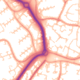 Daytime road noise heatmap for RG12 8SQ
