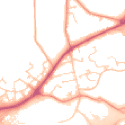 Daytime road noise heatmap for RG12 8TW