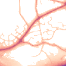 Daytime road noise heatmap for RG12 8TX