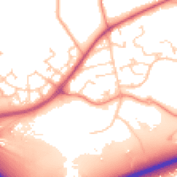 Daytime road noise heatmap for RG12 8TY