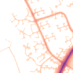 Daytime road noise heatmap for RG12 8ZP