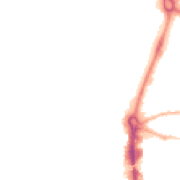 Night-time road noise heatmap for RG14 1AA