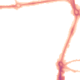 Night-time road noise heatmap for RG14 1AE