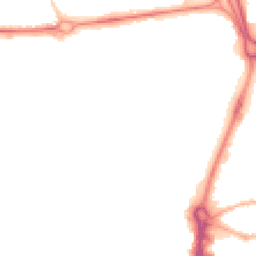 Night-time road noise heatmap for RG14 1AL