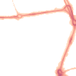 Night-time road noise heatmap for RG14 1AN