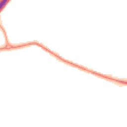 Night-time road noise heatmap for RG14 1AT