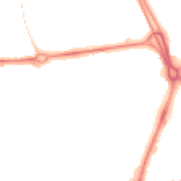 Night-time road noise heatmap for RG14 1AU