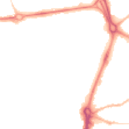 Night-time road noise heatmap for RG14 1AY