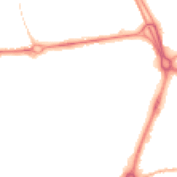 Night-time road noise heatmap for RG14 1BA