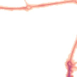 Night-time road noise heatmap for RG14 1BD