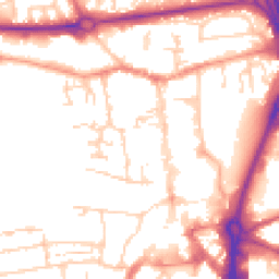 Daytime road noise heatmap for RG14 1BF