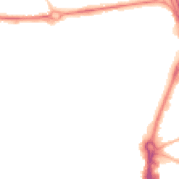 Night-time road noise heatmap for RG14 1BF