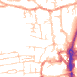 Daytime road noise heatmap for RG14 1BP