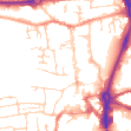 Daytime road noise heatmap for RG14 1BY