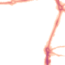 Night-time road noise heatmap for RG14 1DJ