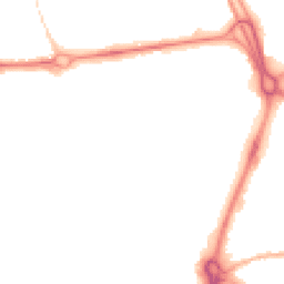 Night-time road noise heatmap for RG14 1DT