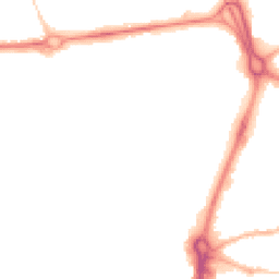Night-time road noise heatmap for RG14 1DX