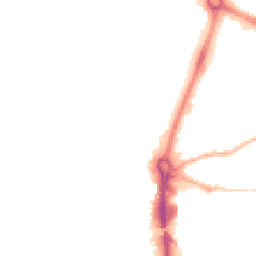 Night-time road noise heatmap for RG14 1DY