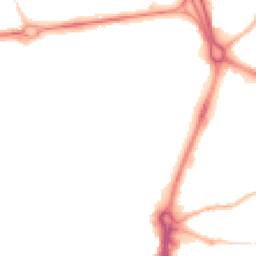 Night-time road noise heatmap for RG14 1EF