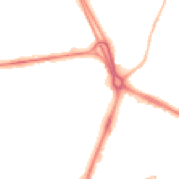 Night-time road noise heatmap for RG14 1EJ