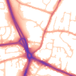 Daytime road noise heatmap for RG14 1HB