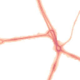 Night-time road noise heatmap for RG14 1LG
