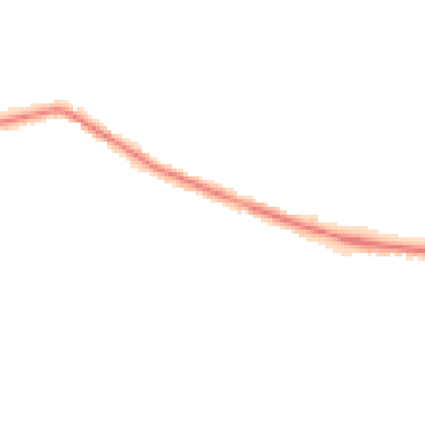 Night-time road noise heatmap for RG14 1QU