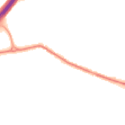 Night-time road noise heatmap for RG14 1QX