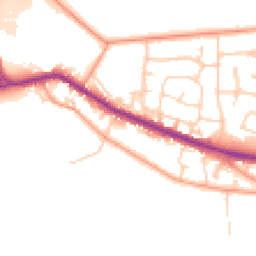 Daytime road noise heatmap for RG14 1QZ