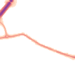 Night-time road noise heatmap for RG14 1RB