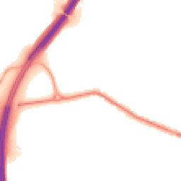 Night-time road noise heatmap for RG14 1RG
