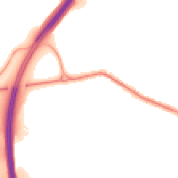 Night-time road noise heatmap for RG14 1RQ
