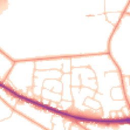 Daytime road noise heatmap for RG14 1SU