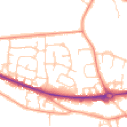 Daytime road noise heatmap for RG14 1TX