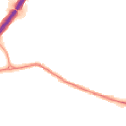 Night-time road noise heatmap for RG14 1UD