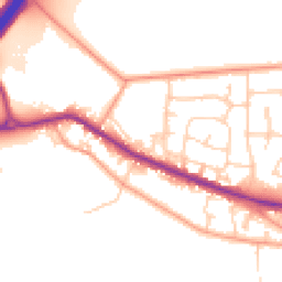 Daytime road noise heatmap for RG14 1UY
