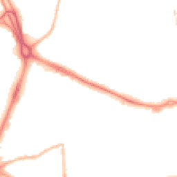Night-time road noise heatmap for RG14 2BA