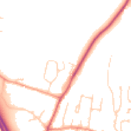 Daytime road noise heatmap for RG14 2ED