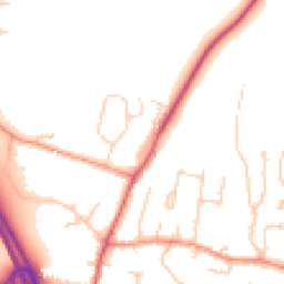 Daytime road noise heatmap for RG14 2EH
